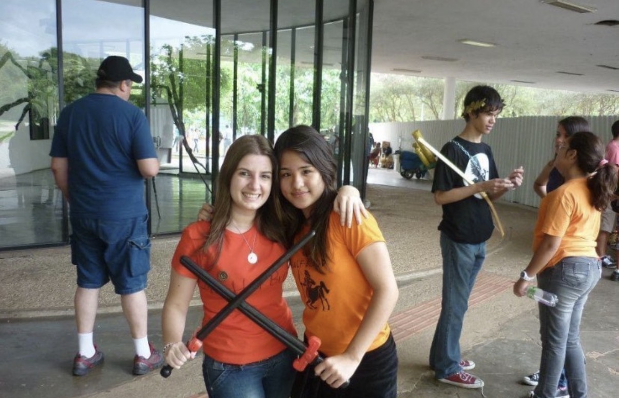 Mari Beraldo em 2012, na época dos portais literários